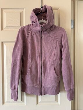 ❤️💗Lululemon Size 4 Light Heathered Pinky Mauve Scuba 💗❤️
